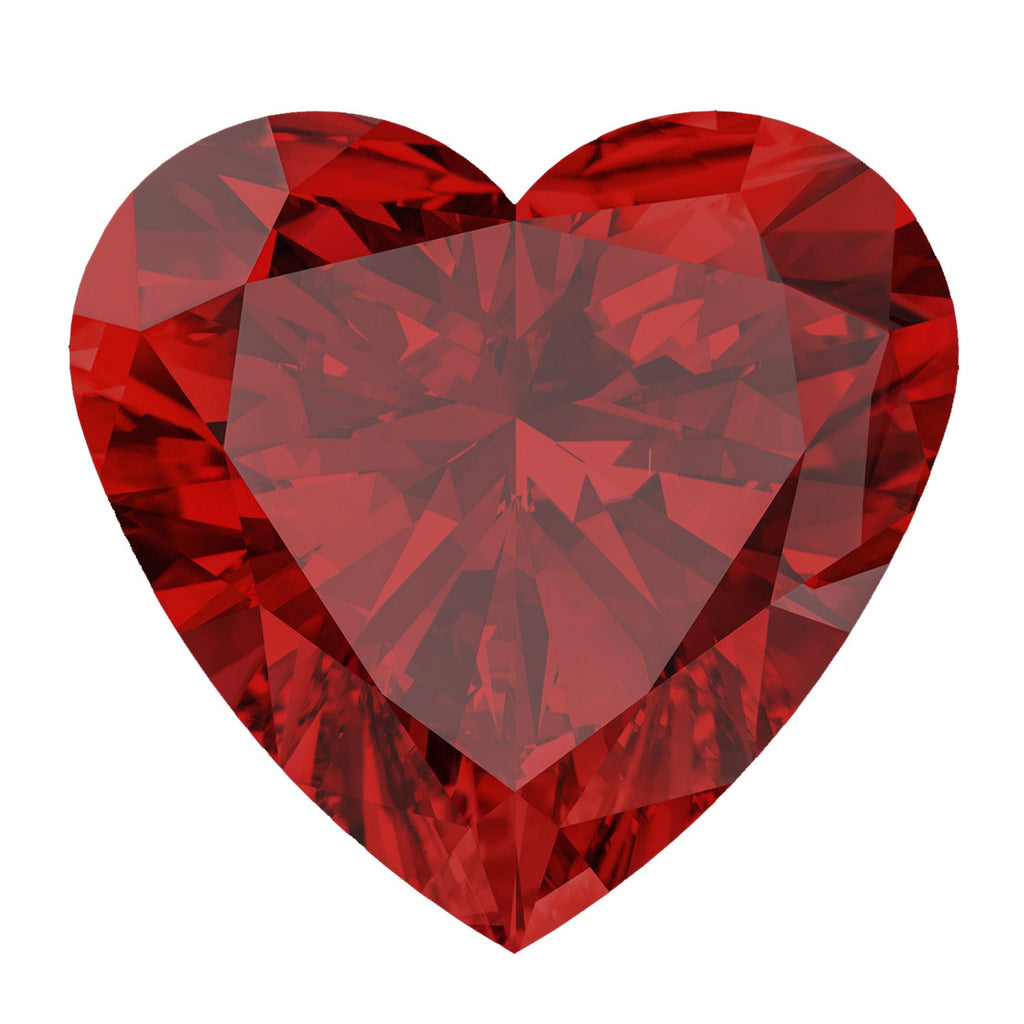 1 Ct. Red Heart Sapphire Labgems