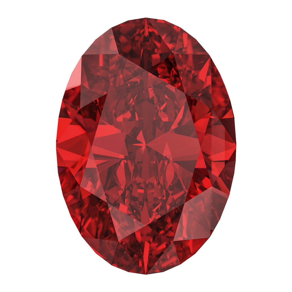 1 Ct. Red Oval Sapphire Labgems