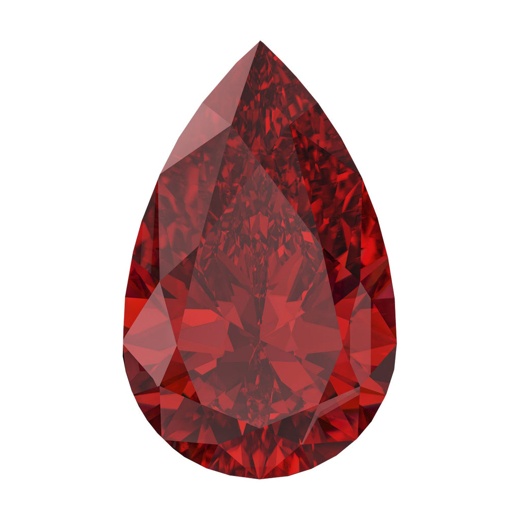 1 Ct. Red Pear Sapphire Labgems