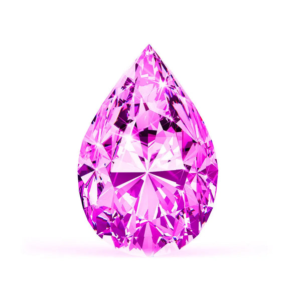 1.05 Ct. Pear FANCY VIVID PINK VS1 - IGI Certified LabGems