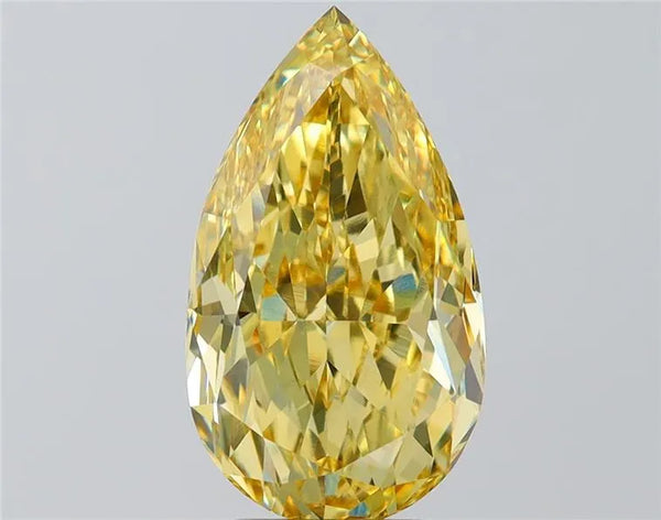 1.58 Ct. Pear FANCY INTENSE YELLOW VVS2 - IGI Certified LabGems