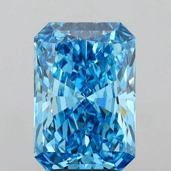 0.93 Ct. Radiant FANCY VIVID BLUE VS1 - IGI Certified LabGems