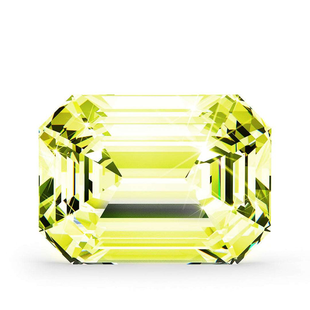 0.75 Ct. Yellow Emerald Lab-Grown CVD Diamond